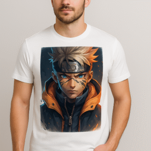 Anime Style White Tshirt