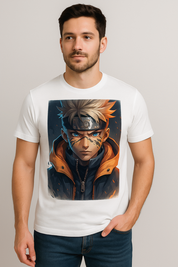 Anime Style White Tshirt