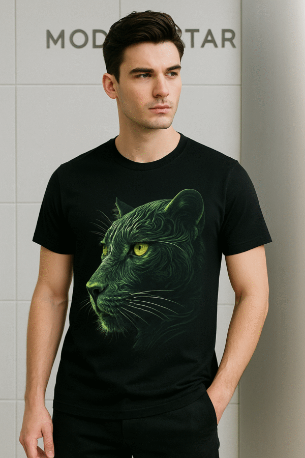 Black Panther Printed T-shirt