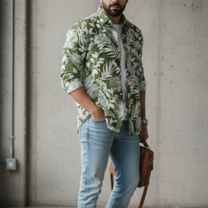 Floral Print Casual Fit Shirt